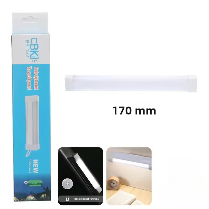 Luz Portátil LED Recargable USB Con Dos Imanes 3 Modos MultiFunción Para Reparación De Armarios De Cocina Camping - 1