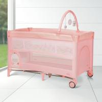 Asalvo Cuna de Viaje Complet Duo Baby  – Cuna para Bebé con Base Acolchada, Doble Altura, Arco de Juegos, Gatera, Ruedas con Freno y Bolsa de Transporte - details 2