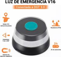 Raykong V16 Luz de Emergencia Geolocalizada Homologada DGT con Conectividad IoT, Batería Incluida, IP54, Visibilidad 360º - Certificado PC25110058 - details 1