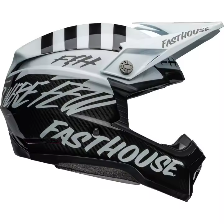 Casco BELL Moto-10 Spherical - Fasthouse Mod Squad Gloss WhiteBlack talla XL - 1