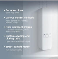 Motorizador Inteligente WiFi Tuya Para Cortina Cadenas Rollos De Herrajes Con Timer RF Control Remoto Alexa Google Assistant - details 6