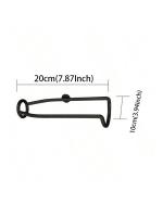 Estante De Vino Europeo Montado En La Pared 1Pc Barra Cerveza Champán Y Vino Rojo Almacenamiento Soporte De Hierro Metal Decoración De Bodega De Vinos - details 3