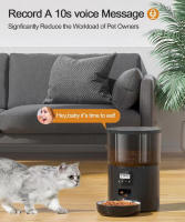 Dispensador Automático De Alimentos Para Perros 4L Con WiFi Tuya Bebedero Inteligente Para Gatos 2L Control Remoto Para Mascotas - details 8