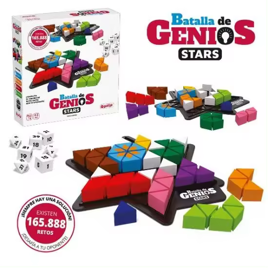Batalla de Genios Estrella: Juego de Lógica para niños a partir de 8 años. (1 a 2 jugadores) - 1