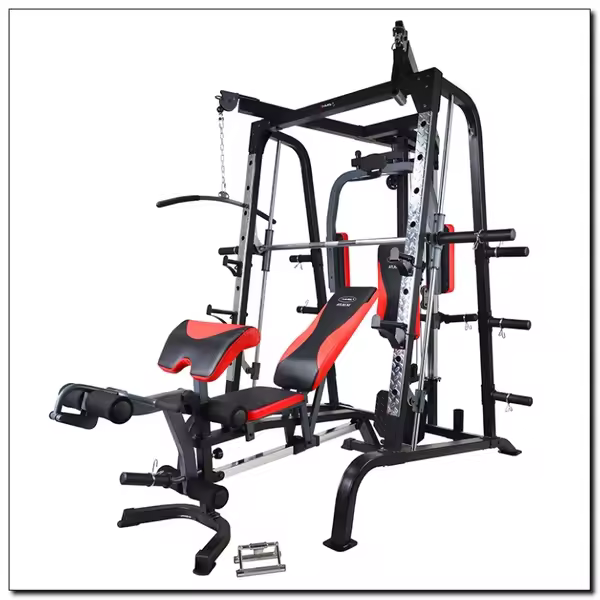 MÁQUINA SMITH/SMITH MACHINE PROFESIONAL HMS ALTALS 2 CON BANCO AJUSTABLE - 1