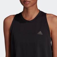 Camiseta sin mangas Adidas Run Icons 3 Bar para mujer - Camiseta de tirantes running Adidas para entreno con tecnología AEROREADY- Tank top Adidas de color negro - details 0