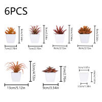 Juego De Macetas De Plástico Evergreen Para Decoración De Escritorio Y Oficina Estilo Suculentas Sin Mantenimiento Realista - details 9