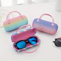 Estuche De Gafas Color Block Rainbow Y2K Estilo Cool Y Lindo Con Manija Caja De Almacenamiento Para Joyería Y Lentes Bolsa De Mano Unisex - details 2