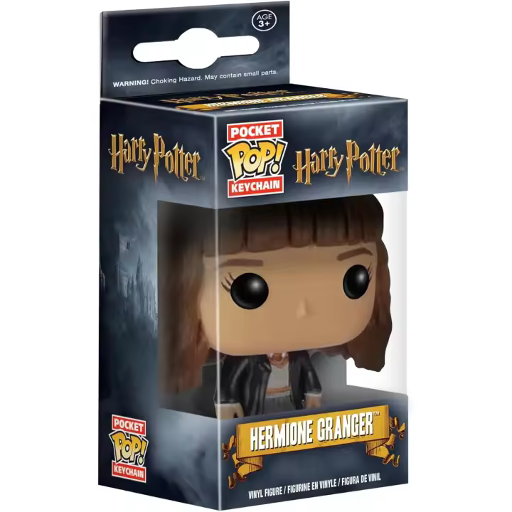 FUNKO - LLAVERO Harry Potter - Hermione Granger - Minifigura de Vinilo - Coleccionable - Llavero Original - Idea de Regalo - Oficial - Movies Fans - Edad recomendada para mayores ‎14 años - 1