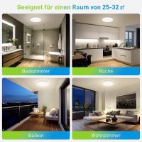 Lámpara De Techo LED Moderna IRALAN Para Hogar Adecuada Para Iluminación De Habitaciones Sala De Estar Cocina Comedor Dormitorio Estudio Baño Material ABS Y Acryl Certificación CCC Y CE - details 2