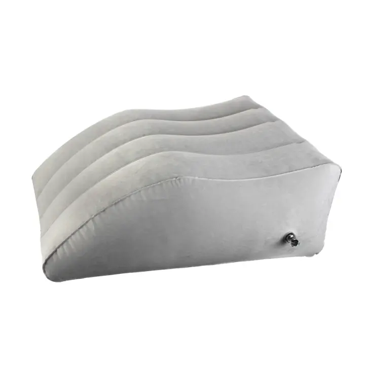 Almohada Inflable Para Piernas Para Viajes Y Camping Almohada De Elevación Para Pies Y Rodillas Portátil Rectangular Poliéster 100% - 1