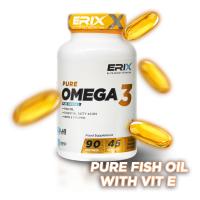 ERIX NUTRICION | OMEGA 3 90 PERLAS | Omega 3 2000mg por dosis diaria | 360mg de EPA + 240mg de DHA - Ácidos Grasos de Alta Potencia | Aceite de Pescado para Colesterol - details 0