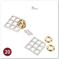 Juguete De Lógica Para Adultos Metálico De Aluminio 3D Juego De Desbloqueo De Cerraduras Laberinto Juguete De Resolución De Puzzles - details 6