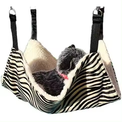 Hamaca Columpio Cama Gato Jaula Colchón Manta Mascota Cama Colgante Rata Hurón Conejo - 1