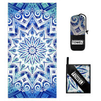 Toalla de playa de microfibra con estampado de varios tamaños y absorbente para surf. - details 1