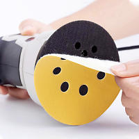 Papel De Lija Amarillo De 125mm 8 Agujeros Para Discos De Pulido De Metal Y Madera Herramienta Abrasiva Para Talleres Y Bricolaje - details 1