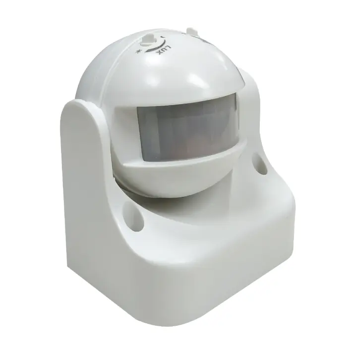 LED ATOMANT Detector de Movimiento Infrarrojos Orientable Superficie, Sensor Lumínico Regulable, Alcance 6m, Ángulo Detección 180º, Compatible con Bombillas y Luminarias LED, Ideal para Interiores, Pasillos, Escaleras, Ahorro Energético, Fácil Instalación - 1