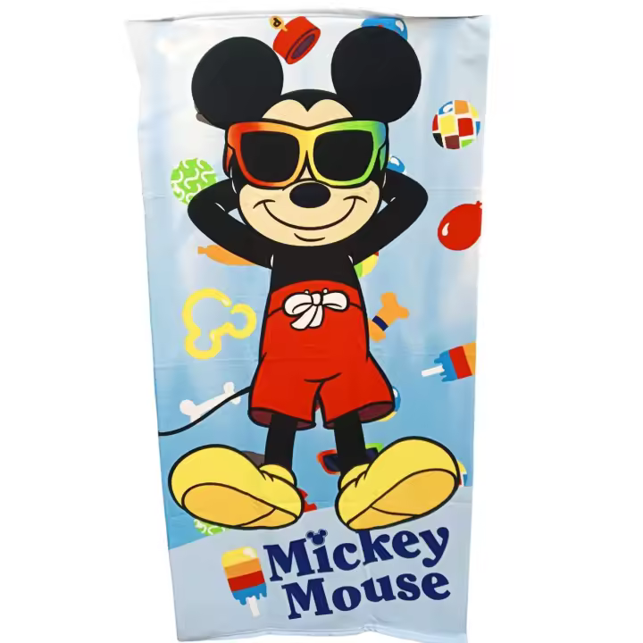 Mommata  Toalla de Playa Mickey Mouse – ¡Diversión y Magia Disney en Cada Aventura! 70x140🐭🌟 - 1