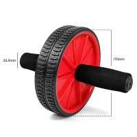 Ociodual OcioDual Rueda Abdominal, Rodillo Abdominales, Rueda Abdominales con Mango, Ejercicio en Casa, Gym en Casa, Core, Flexibilidad y Fuerza, Roller Gimnasio en Casa, Rodillo Abdominal, Rojo - details 3