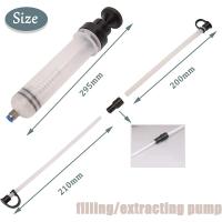 Extrctor De Aceite Para Coche 200CC Extractor De Líquido Automotriz Con Tubo Y Aguja Portátil Bomba De Transferencia De Aceite Y Liquidos Para Frenos - details 8