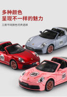 Modelo De Coche De Acción 1:32 911 Targa 4S Supercar Para Niños Con Sonido Y Luz Coche De Metal Para Coleccionistas Regalo F365 - details 4
