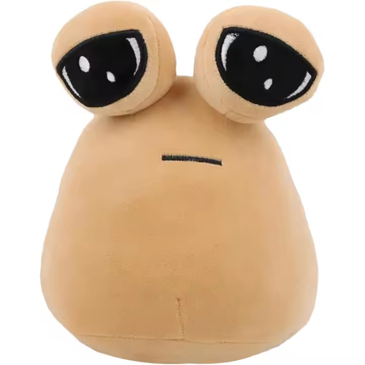 Juguete de Peluche alienígena Pou de 22 cm, Juguete de Peluche Animales de Peluche Kawaii - 1