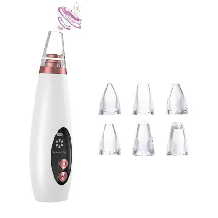 Removedor de espinillas al vacío, recargable por USB, para acné, comedón, extractor de espinillas, sondas de limpieza Facial, herramientas para el cuidado de la piel para hombres y mujeres - 1