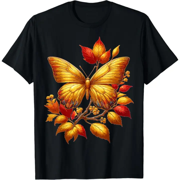 Camiseta de Manga Corta, 100% Algodón, Ropa Unisex para Hombres y Mujeres en 5 Tallas, Camiseta Negra, Cuello redondo con estampado. - 1