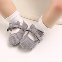 Zapatos De Bebé Para Niñas Nuevos Antideslizantes Con Lazo Suave Para El Primer Caminar De 0 a 18 Meses Zapatos De Princesa - details 24
