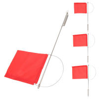 Bandera De Viento Para Barco Y Yate Con Pala De Acero Inoxidable Resistente Al Rusticidad Color Rojo Indicador De Viento Para Remolques De Vela - details 0
