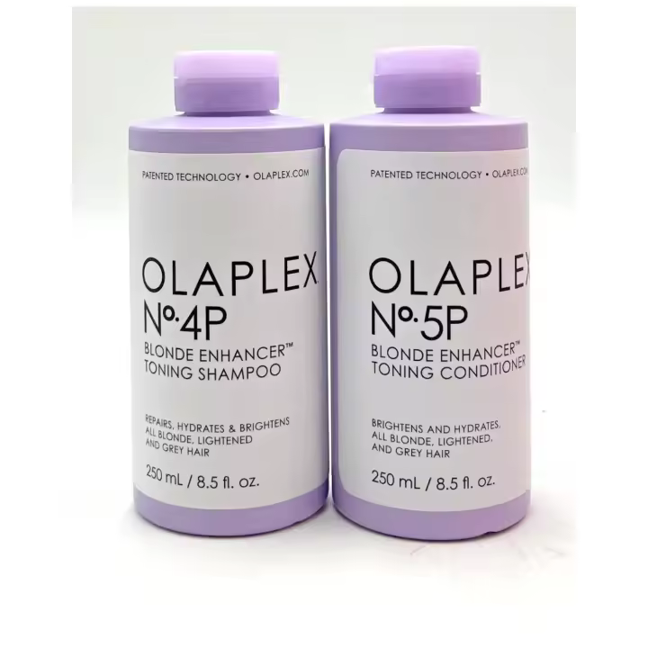 Olaplex Duo Blonde  No 4P Blonde Enhancer Tonigh Shampoo 250ml + No 5P Blonde Enhancer Tonigh Conditioner - 250ml - 1