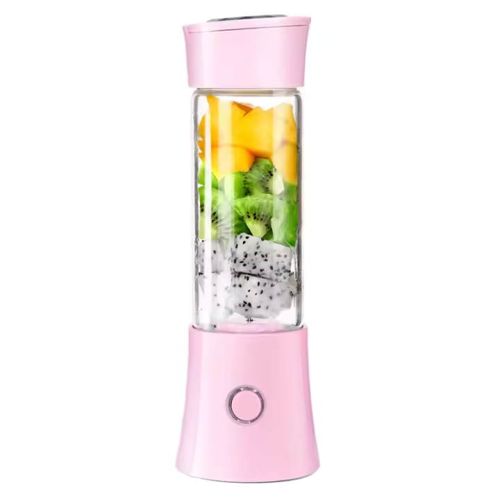 Portátil USB Recargable Licuadora Personal 120W 16,2 Oz-Pink Pd9cc - 1