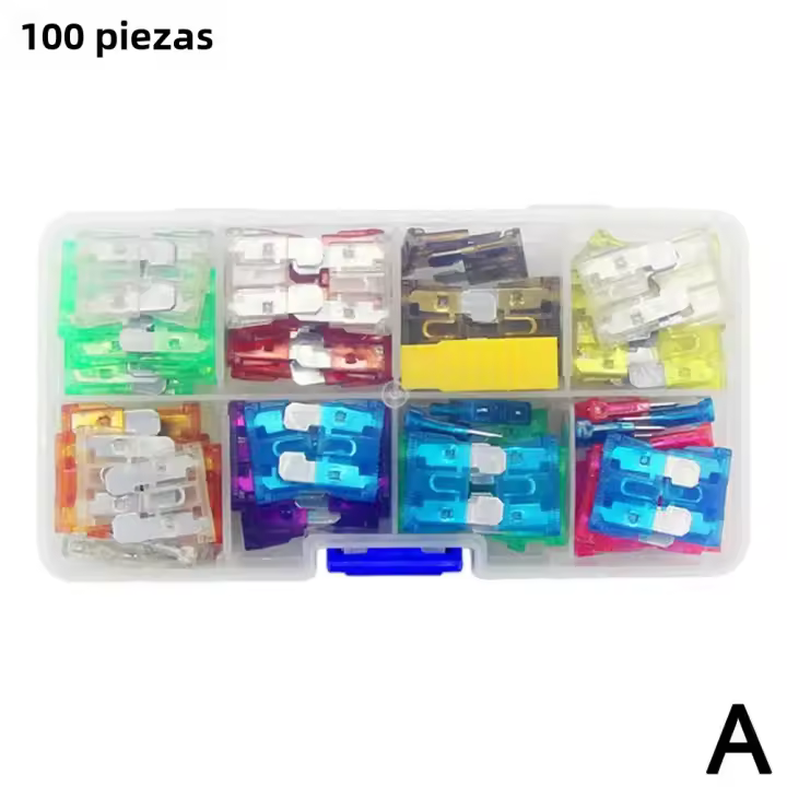 Soporte De Fusible Para Coche Barco Con Bloque De Fusible De 12 Maneras Y Indicador De Advertencia Panel De Distribución De Energía 12V~24V - 1