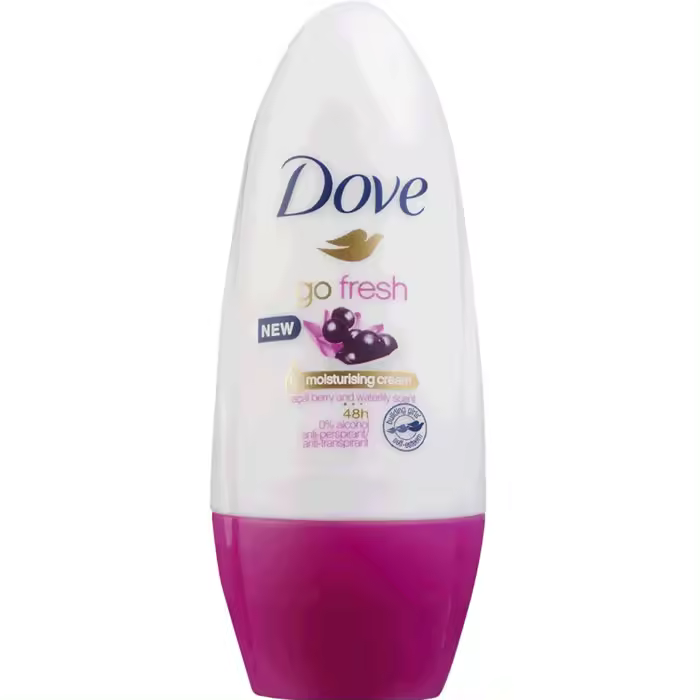 Dove Go Fresh Desodorante Roll-on Antitranspirante Acai & Waterlily 50 Ml - 1