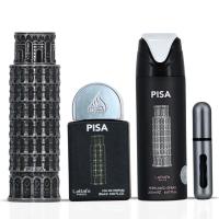 Lattafa Pride PISA SET DE REGALO ( Eau de parfum 100 Ml Eau de parfum 30 Ml Desodorante en spray 200 Ml Atomizador de viaje )   ***NOVEDAD*** - details 0