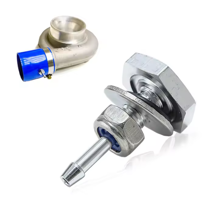 Kit De Conexión Rápida Para Boost De Turbo En Tubo De Silicona Fitting De Aluminio Para Fuente De Presión En Motor - 1