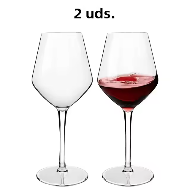 MICHLEY Juego De Vino De Plástico Tritan Indestructible 2/4/6 Piezas Para Fiesta Barra Al Aire Libre Lavable Para Bodas Cumpleaños Agradecimientos - 1