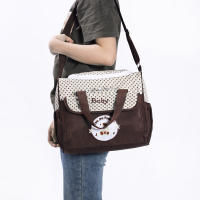 Bolso De Hombro Unisex Grande Y Ligero Con Estampado De Oso De Peluche Impermeable Para Mamá Bolsa Portátil Con Cierre De Cremallera Para Diaper - details 10