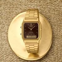 Reloj Casio VINTAGE EDGY AQ-230GA-5A unisex dial analógico y digital - details 3
