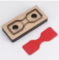 Plantilla De Corte De Cuero Con Diseño De Cadena De Llave Y Decoración De Cremallera De Cuero Genuino Múltiples Uso Herramienta De Manualidades DIY - details 6