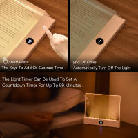 Luz De Lectura LED Luz Nocturna Portátil Para Lectura En Cama Y Coche Luz Motivacional De Viaje Marca SHENZHITECH Recargable - details 3
