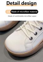 Zapatos Casuales Para Mujer Versátiles Y Moda Retro Altas a La Cintura Impermeables Con Suela Gruesa Zapatos De Tren Crustáceo Primavera Otoño - details 8