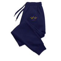 Pantalones Deportivos Casuales Para Hombre 2024 Con Estampado De Corona Cinturón Ajustable Pantalones De Corrida Estilo Baggy - details 4