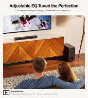 Barra De Sonido ULTIMEA Nova S50 Soundbar Dolby Atmos Soundbar para TV, Potencia Máxima 190W, BASSMX, ,altavoz 2.1 canal, 3D Sonido Envolvente, Bluetooth 5.3, audio TrueHD 4K, salida máxima de nivel de presión sonora de 103dB, subwoofer de 40W - details 6