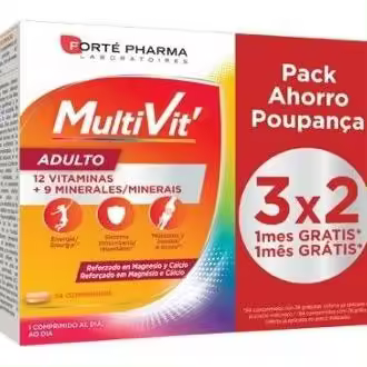 Forté Pharma Energy Multivit Adulto, 84 Uds - 1