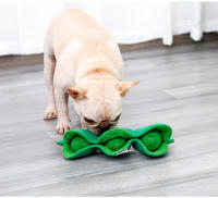 Juguete Interactivo Para Perros Sniffing Dog Toy Saco De Peluche Con Sonido Squeaky Dispensador De Alimentos Desafío IQ Alivio De Estrés Bola Juguete Chupón Para Puppies - details 3
