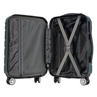T-LoVendo Juego de 3 Maletas de Viaje Set Trolley Abs Semirigidas con Cerradura Combinación 4 Ruedas Dobles - details 1