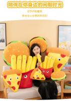 Muñeco De Peluche Creativo De Papas Fritas Y Hamburguesa Para Decoración De Parejas Regalo De Cumpleaños Para Niñas Y Niños - details 13