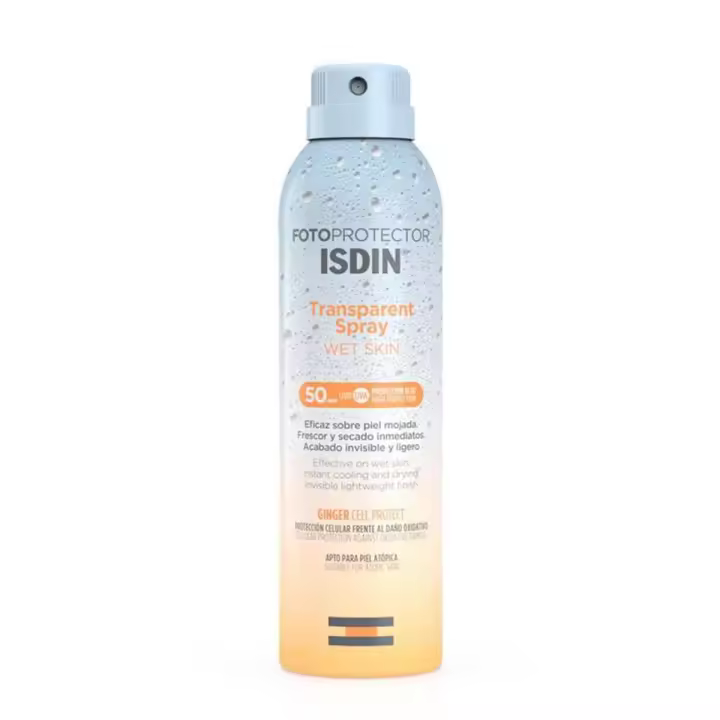 ISDIN FOTOPROTECTOR TRANSPARENT SPRAY WET SKIN SPF50 100 ML - 1