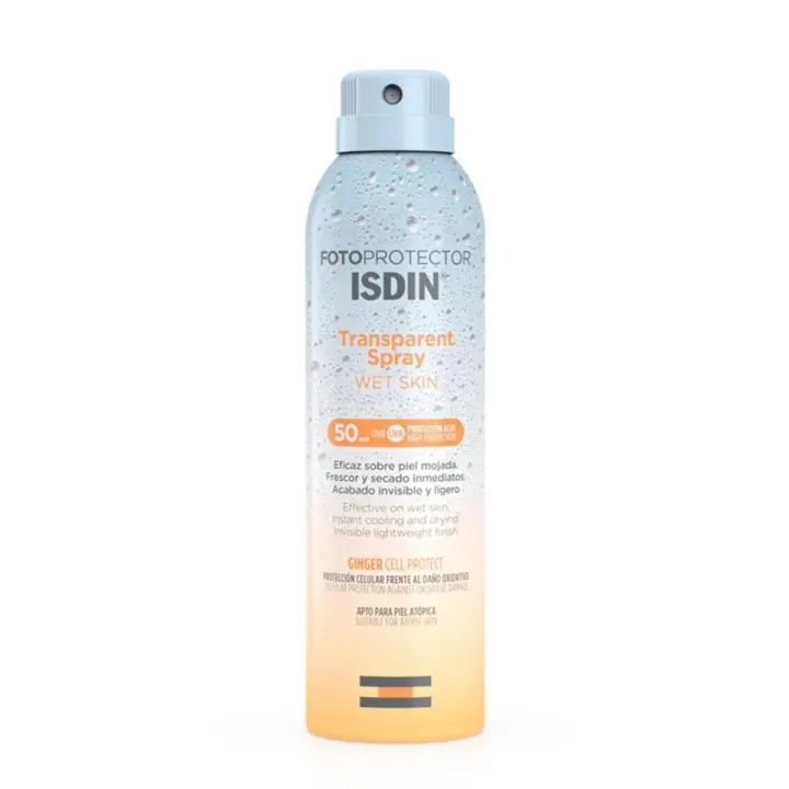 ISDIN FOTOPROTECTOR TRANSPARENT SPRAY WET SKIN SPF50 100 ML - 1